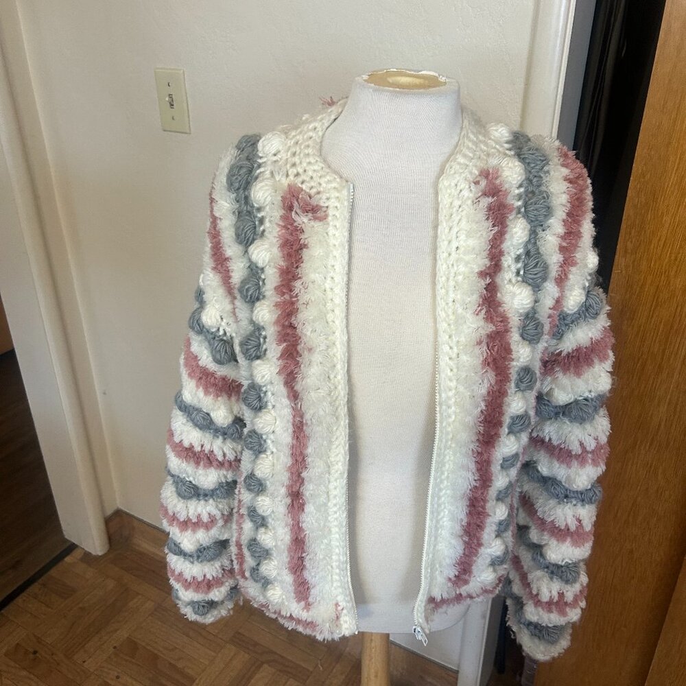 Vintage Adriano Full Zip Knit Cardigan